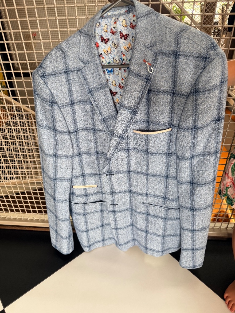 Fish name Fred suit jacket